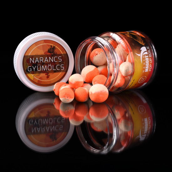 Pop Up Boilie narancs-gyümölcs 10-14 mm